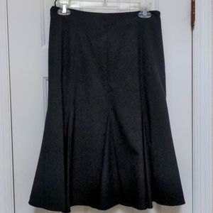 Inc Fit and Flair A Line Ruffle bottom Skirt knee length